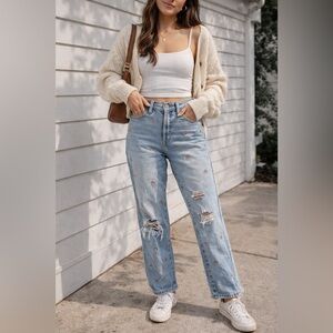 Embroidered Mushroom Jeans 🍄